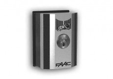 FAAC T10E spring return surface mount keyswitch