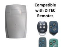 Stand Alone 2-Channel Receiver for DITEC GOL4 BIXPLS2 BIXPLG4 BIXLP2 Remote