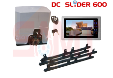 SAMT DC Slider Gate Motor with 7″ Intercom Silver