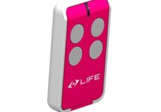 Genuine LIFE Maxi 1x Pink 4 Button Transmitter Control Remote