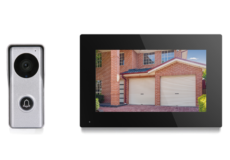 7” Inch Colour Video Door Phone Doorbell Internet Protocol Intercom Kit Silver
