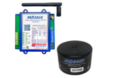 MD360P/MD360C – 433MHz Wireless Magnetic Field Vehicle Detector Puck and Controller Kit