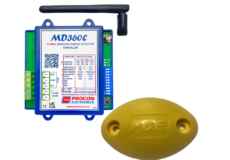 MD360D/MD360C – 433MHz Wireless Magnetic Field Vehicle Detector Dome and Controller Kit