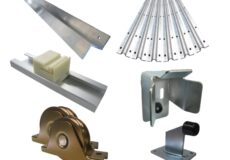 Sliding Gate Hardware Kit With Guide Block and Channels for 6m Gate